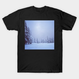 Peaceful Morning with Fresh Powder Snow T-Shirt